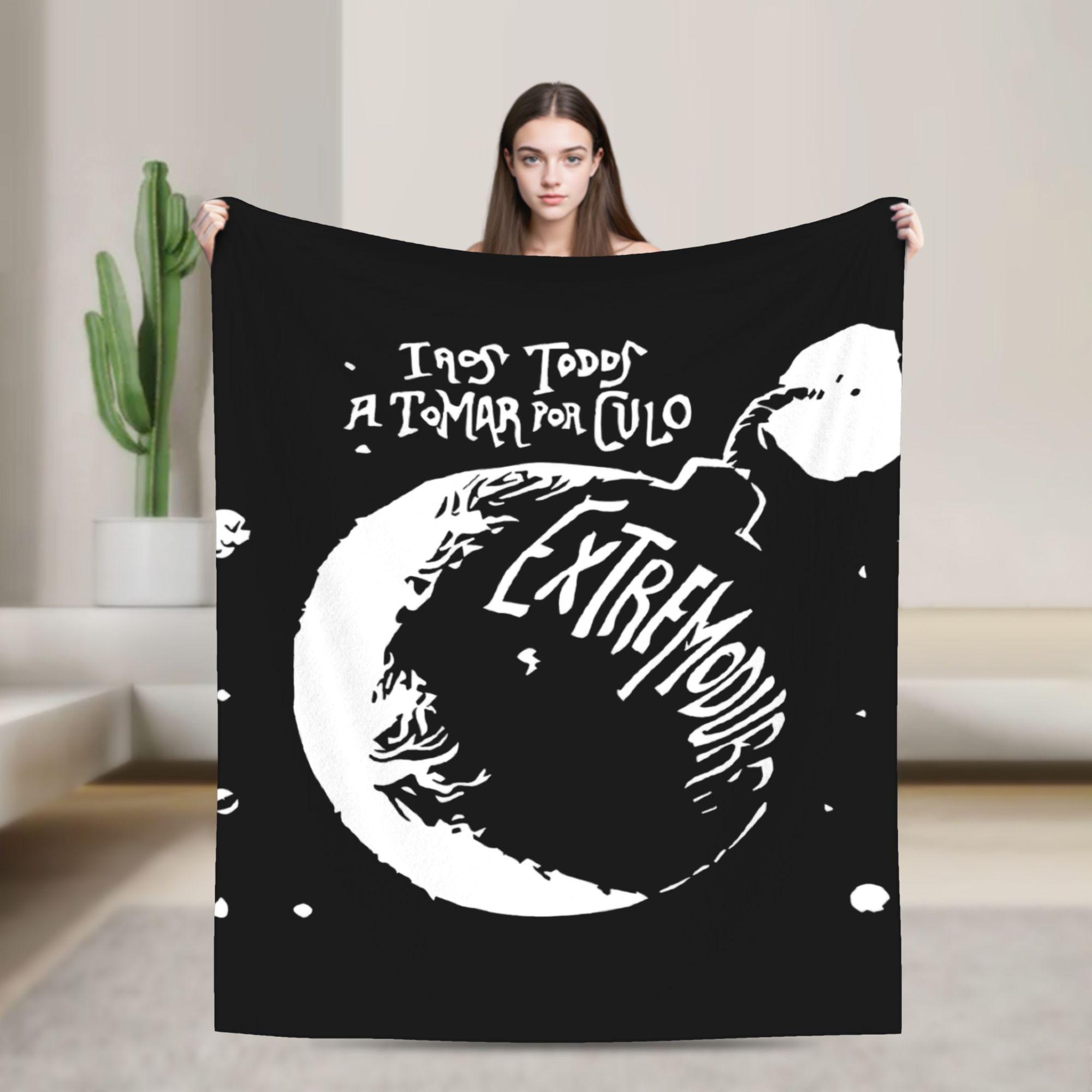 

Extremoduro Rock Transgresivo Album 1989 Soft Blankets Children Plush Throw Blanket Couch Bed Flannel Bedspread Sofa Bed Cover 75x100cm (30x40inch)