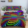Psychedelic Digital Printing Bedding Set 3D Duvet Cover Set Microfiber Adults Women Queen King Twin Full Size Duvet Cover