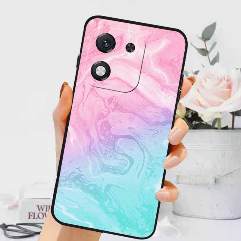 For Honor X70i 5G Case Luxury Marble Silicone Soft Phone Covers for Honor X70i 5G Protective TPU Back Shells ABR-AN00 Coque Capa