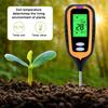 Nowy cyfrowy miernik wilgotności gleby 4 w 1 Miernik pH Tester temperatury światła słonecznego do roślin ogrodniczych z wyświetlaczem LCD
