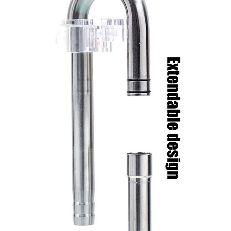 Inflow Outflow Pipe Aquarium Degreasing Film Aquarium Filter Inflow Outflow Supplies Tubes Adjustable Tube Accessory For China Mainland