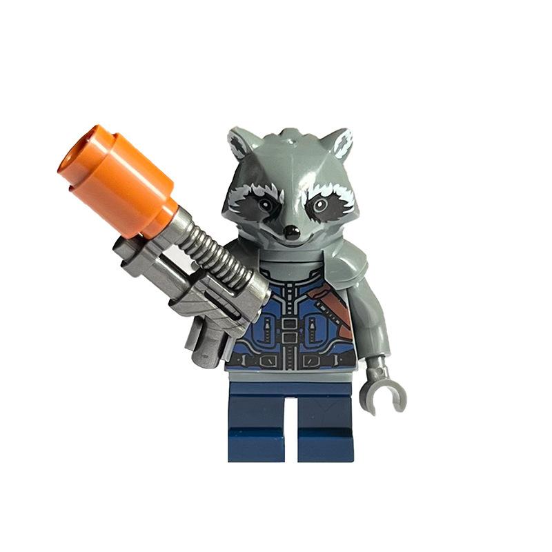 Ninja Warrior Superhero Doll With Weapon Single Building Block Assembly Toy