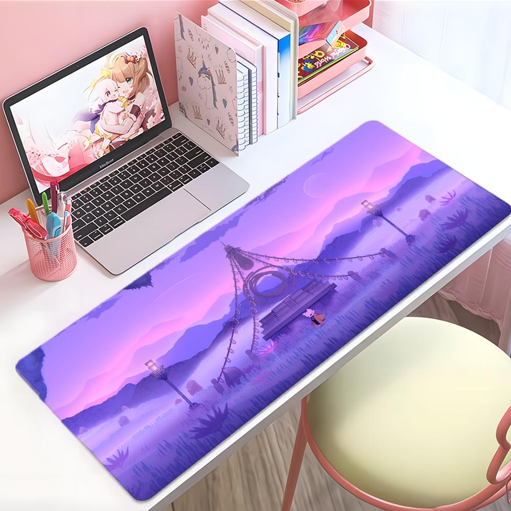 Game Mystical Nnine Sols Mouse Pad Large Thick Desk Pad Stitched Edges Gaming Mouse Mat For Pc