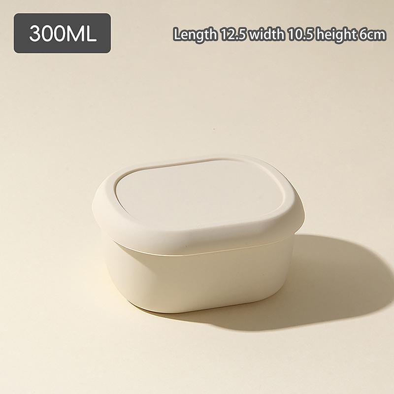 200/300/600ML Silicone Bento Boxes Lunch Container Leak-Proof Lunch Container, BPA-Free, Dishwasher Safe