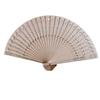8palcový skládací ruční ventilátor zapuštěný vonné dřevo na svatbu Santalové dřevo klasické čínské Im S4J8