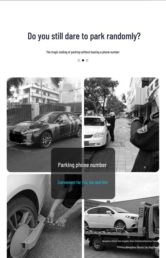 Shunyi Temporary Car Parking Number Plates with Digital Display