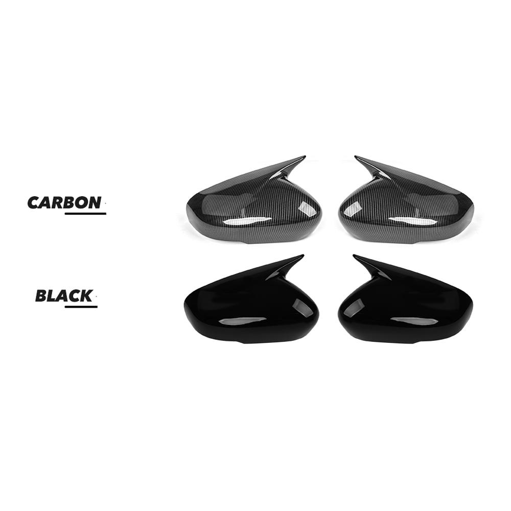 1Pair Car Exterior Parts Rearview Mirror Cover Side Mirror Trim Frame ABS Material For KIA EV4 2025-2026 LHD RHD