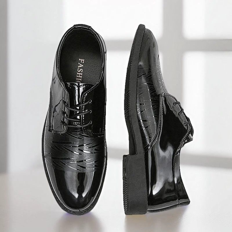 Tailoring Patent Leather Soft Work Social Shoe Male Cheap Liquidation Casual Business Gentleman 2026 Trend 39 Men's Formal Shoes