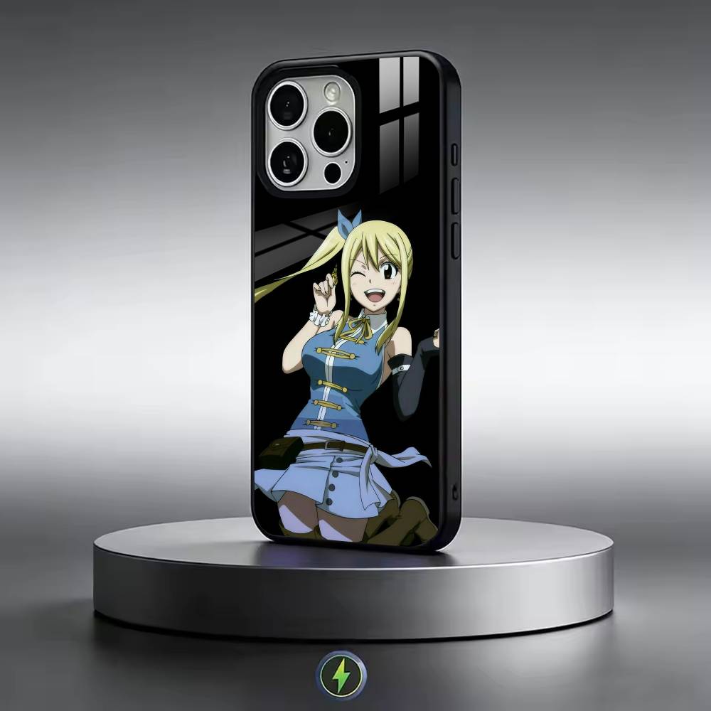 Anime Fairy Tail L-Lucy Phone Case For iPhone17,16,15,14,13,12,11 Plus,Pro Magnetic with Magsafe Wireless Charging