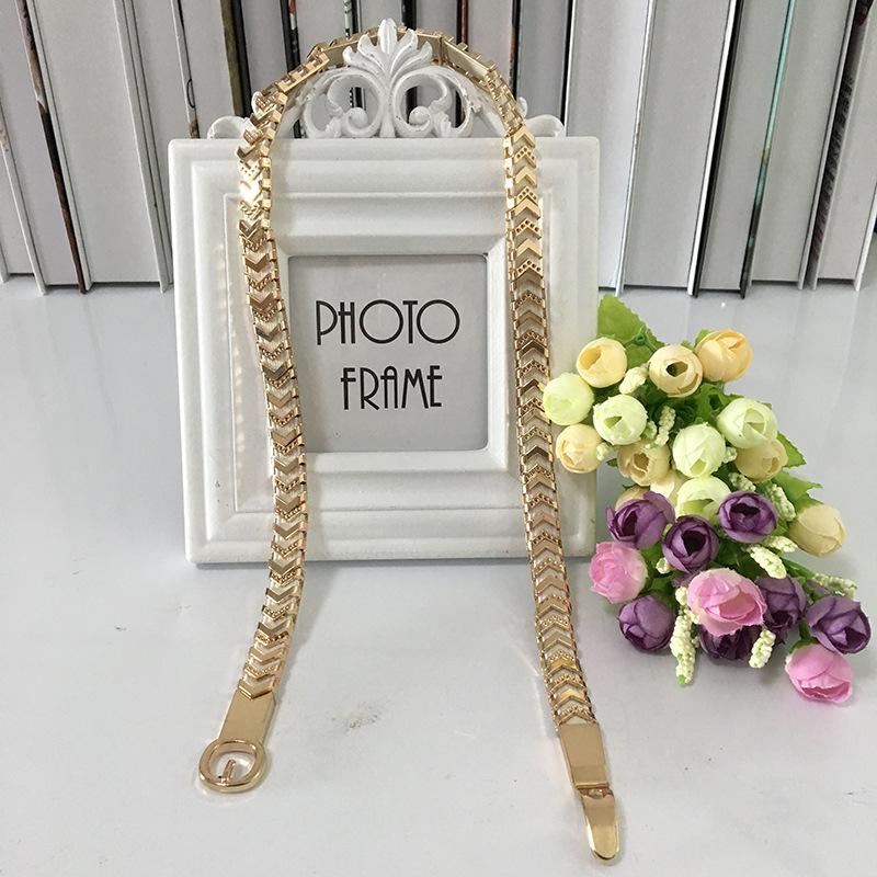 Belt, Fashionable Women's Metal Elastic Belt, Thin Waist Seal Decoration Simple Korean Version Skirt Accessories Belt
