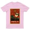 Santa DJ Christmas Retro TShirt Unisex Gift Seasonal Funny Xmas Claus Unisexs