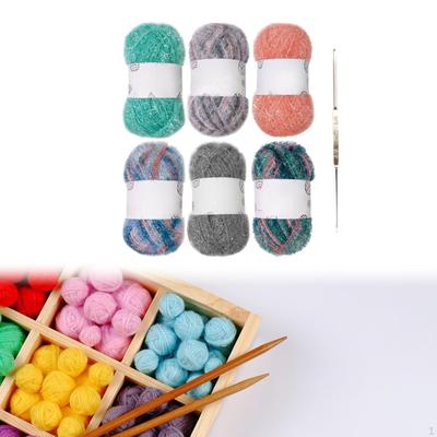 Scrubby Yarn Dishcloth Thread Comfortable Washable Easy Carrying Hand Crocheted for Tableware