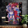 Virtual Idol HHatsunes MikU Colorful Tapestry Wall Hanging Bohemian Wall Tapestries Mandala Wall Hanging Sheets