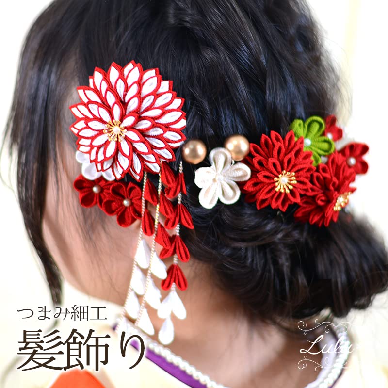 Hair Ornaments for Celebrating New Beginnings Japanese Headpieces for and Graduations Lulu's - Coming-of-Age Ceremonies, Weddings,