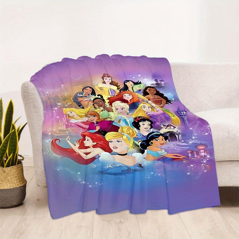 1pc, Disney Princesses Blanket, Soft Throw for Home Decor, Gift Idea, Living Room, Travel, Camping, Car Blankets, Beach, Office Naps, Suitable for All