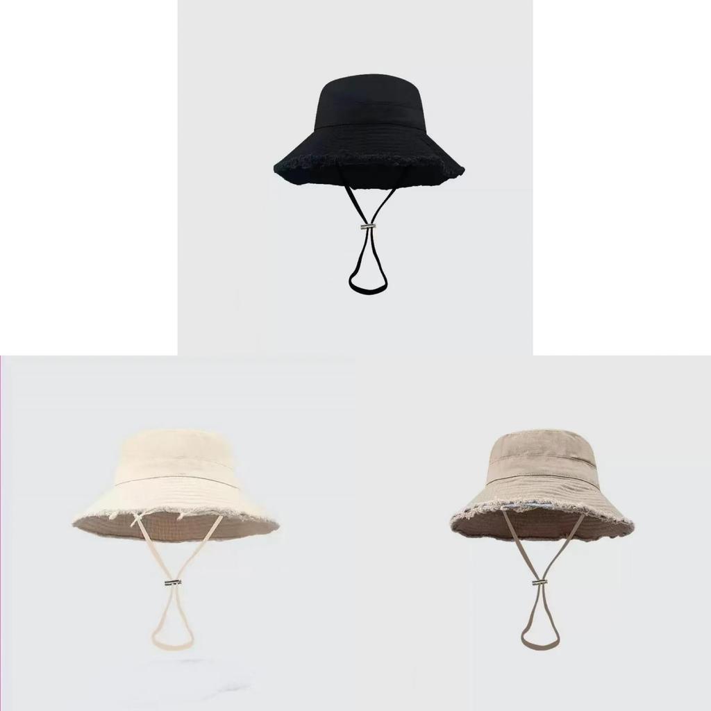 Cotton Waterwashed Fisher Cap With Sunshade For Summer Outdoor Sun Protection And Casual Wear
