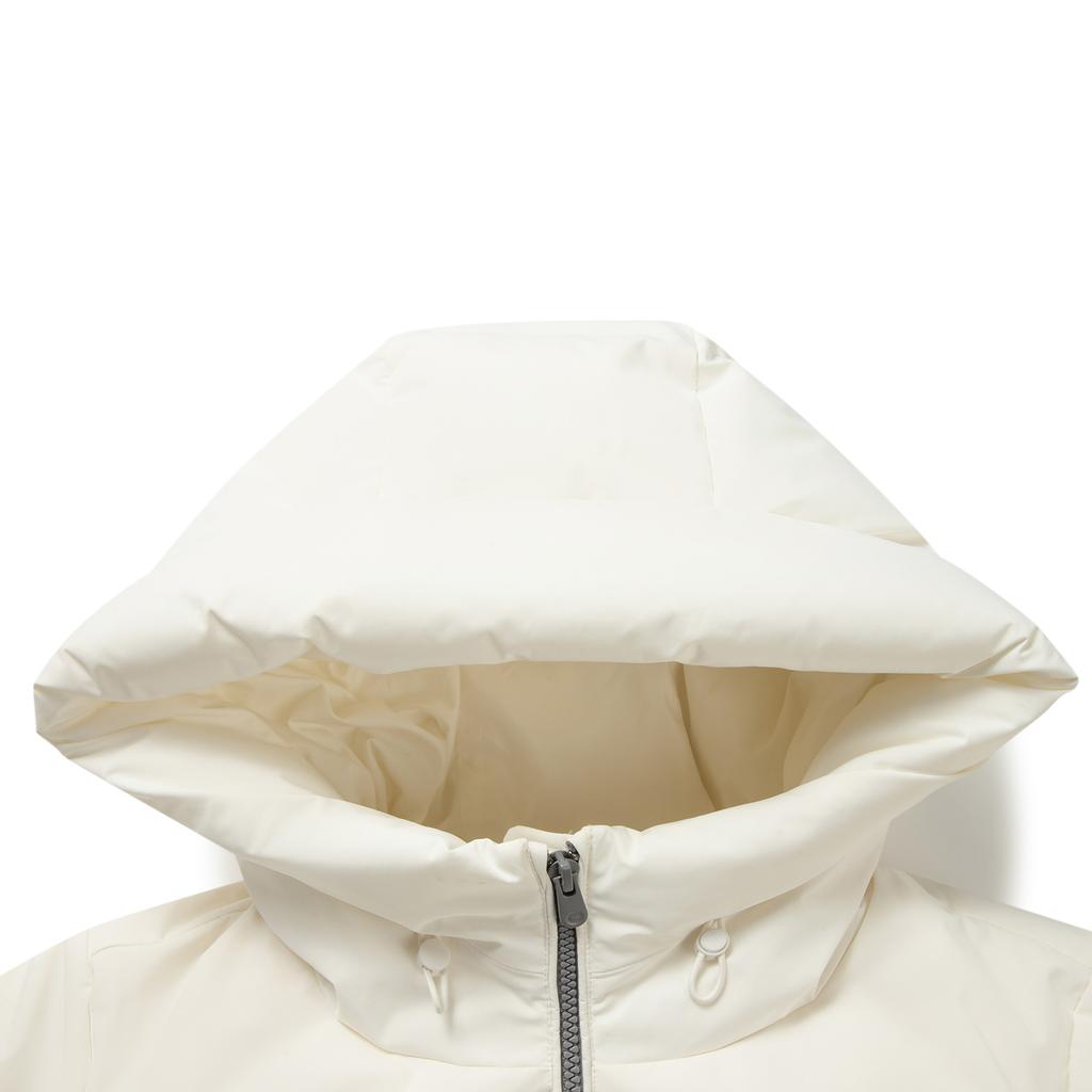 Li Ning Windproof Hooded Logo Down Jacket Women Outerwear AYMV398-1
