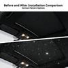 SEAMETAL Romantic LED Starry Sky Night Light USB Powered Saturn Galaxy Projector Lamp for Car Roof Party Room Ceiling Decor Plug and Play