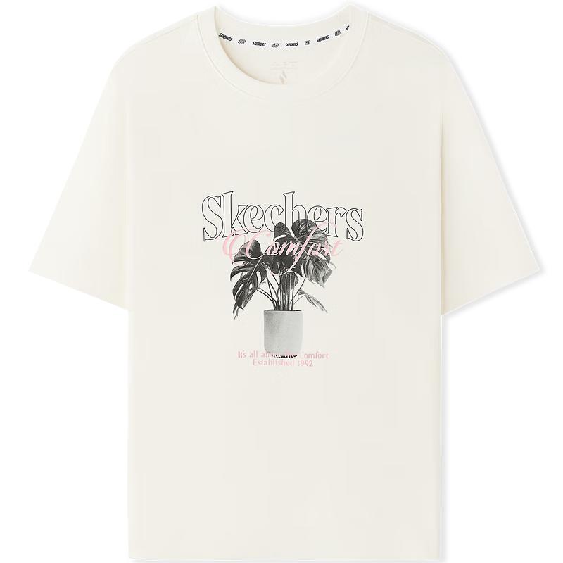 Skechers Unisex Knit Short Sleeve T-Shirt L225U063 M 3340₽