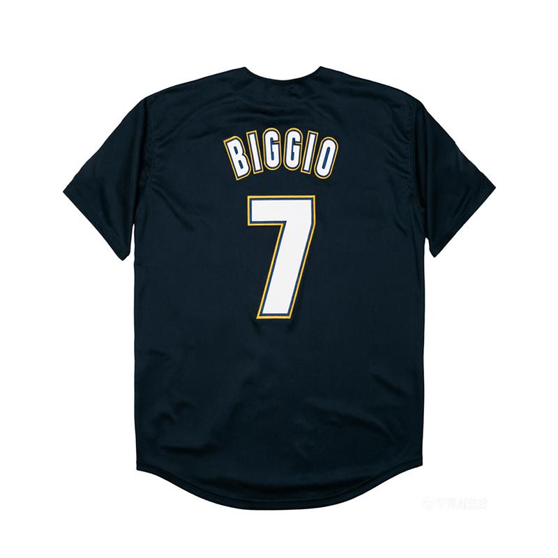 Men's Vintage-Style Stitched Baseball Jerseys 2 Alex Bregman 5 Jeff Bagwell 7 Craig Biggio 24 Jimmy Wynn 34 Nolan Ryan S-3XL