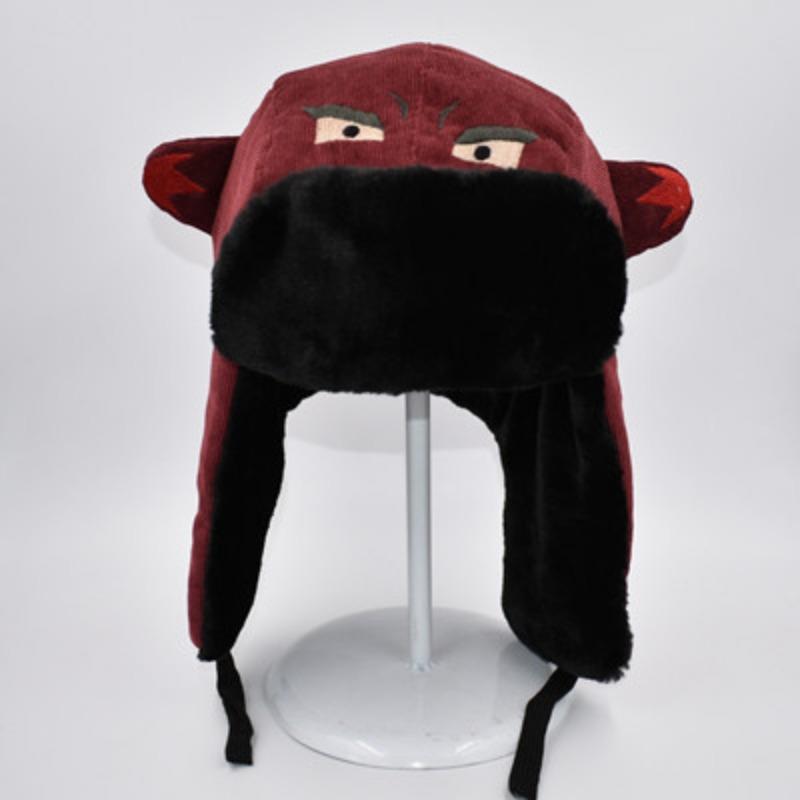 Chapeau Thunderbolt Femme Mignon Coton Homme Hiver Épaissi Chaud Protection Oreilles Automne Jeunesse Chapeau Locomotive