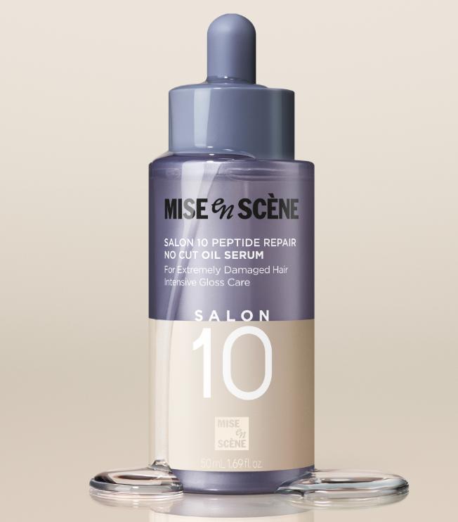 Mise-en-scène Salon 10 Peptide Repair No Cut Oil Serum 50ml – Repairing Hair Oil for Damaged Hair