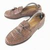 Russell & Bromley Italy Leather Tassel Loafers Men’s 28.5 Brown Intrecciato(USED)