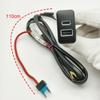 Car Charger Quick Charging Socket QC3.0 USB PD Phone Charge Adapter Socket for Toyota FJ Cruiser Prado LC120 Accessories