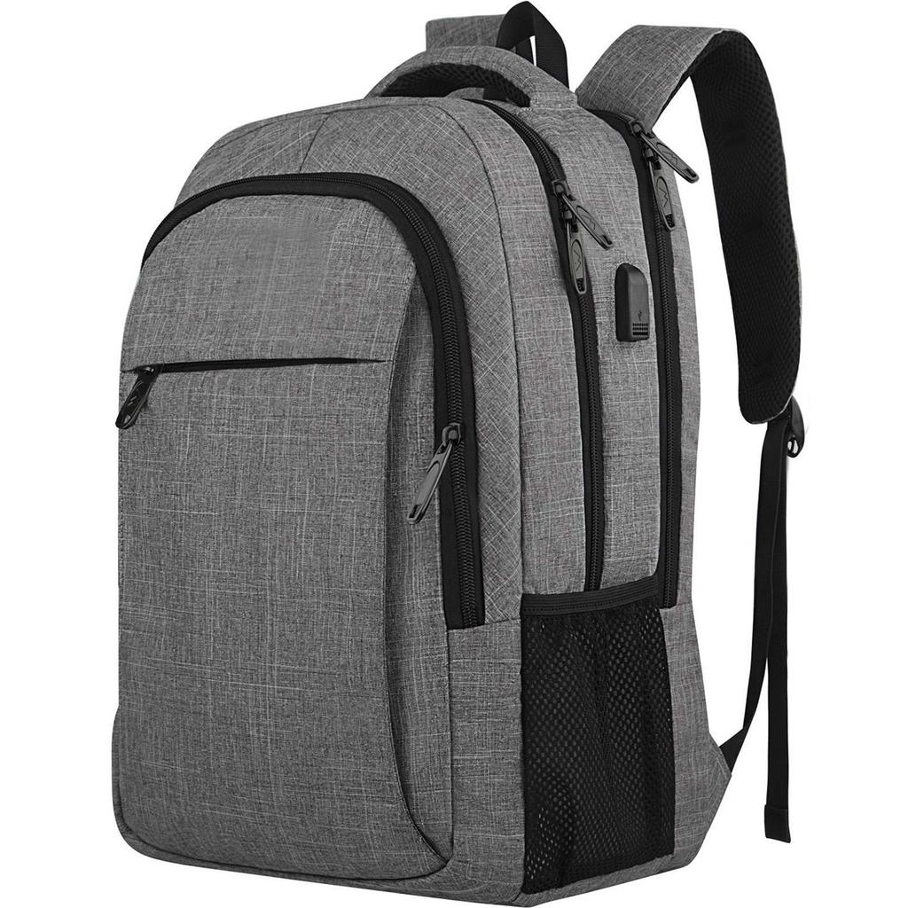 Premium Men's Laptop Backpack – Large-Capacity Business & Travel Bag with USB Charging, Waterproof Oxford Fabric
