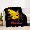 Pikachu Power Artwork Blanket Warmthful Decor Suitable for Bedding Sofa Chair for All Seasons Modern Perfect Gift for Relatives and Friends