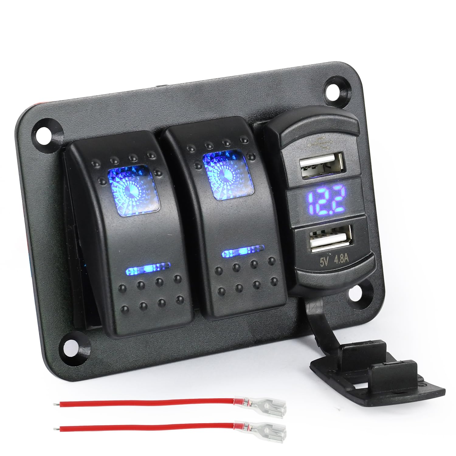 

Chaoxinyizu Switch Panel, Waterproof Boat Switch, Car Boat, LED Voltmeter, Switch Panel, Switch Panel