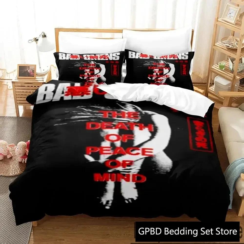 

3D Print Bad Omens Bedding Set Double Twin King Duvet Cover Comforter Pillowcase Boys Girls Adults Bedroom 70x133cm 2pcs