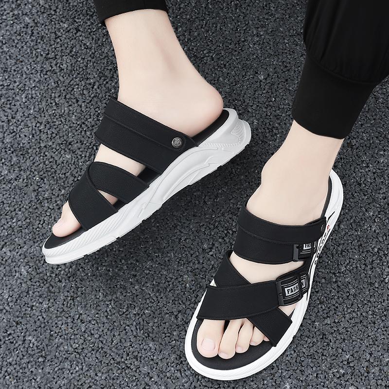 FashionNew Slip On мужские сандалии летние дышащие прогулочные сандалии для отдыха — фото 4