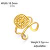 Fashion Stainless Steel Open Ring Dragonfly Irregular Geometric Finger Rings Women Jewelry Wedding Gift Wholesale