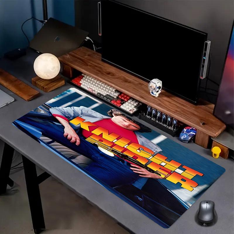 Knight Rider Print Mouse Pad, Anti‑Slip Desktop keyboard Mat, for PC Laptop Gaming Working Daily Use, Cool Festival Surprise Gift