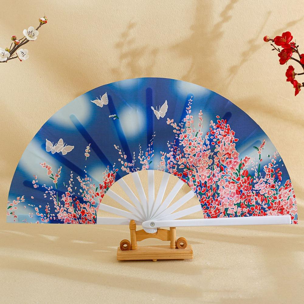 28cm kung-fu vějíř z plastových kostí, taneční vystoupení, vějíře z čínského umění, dárek, svatební večírek, dekorace