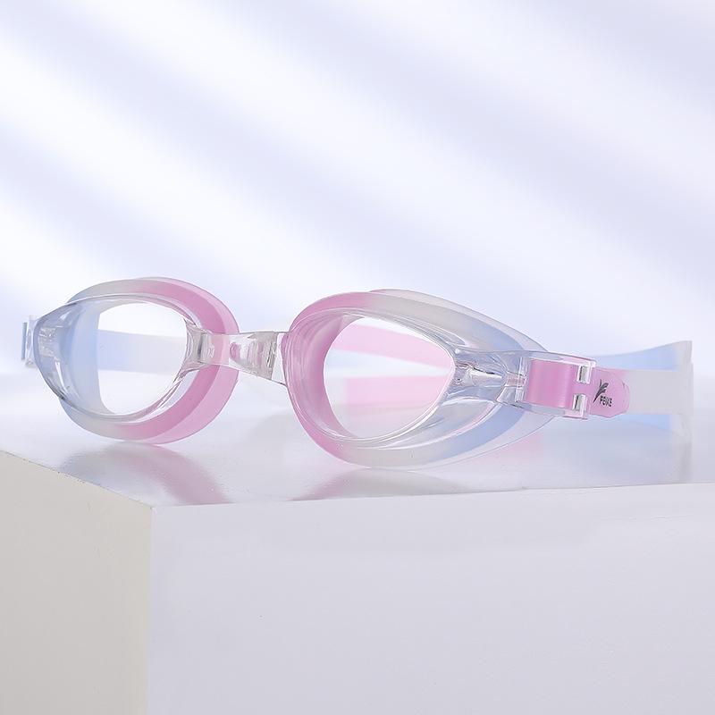 Men's & Women's Anti-Fog Waterproof HD Swimming Goggles for Adults - Plano Myopia, Transparent Lens, Professional Use