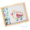 Magnetic Drawing Board for Toddlers Magnet Beads and Pen Drawing Board Montessori Educational Sensory Travel Toys Gifts for Kids