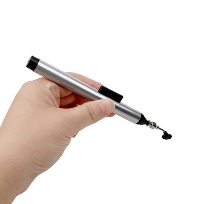 Penna aspirante a vuoto, raccoglitore di saldatura, pompaggio manuale di utensili per circuiti integrati con 3 misure di pinzette alternative aspiranti, set di utensili manuali