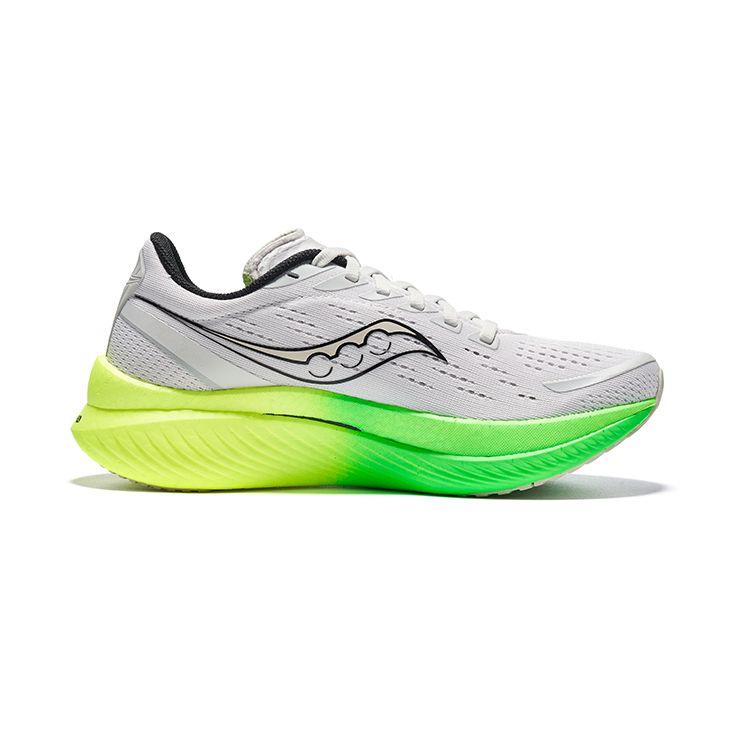 SAUCONY Endorphin Speed 3 Carbon Plate Elite Versatile Racing Cushioning Low-Top Training Running Shoes Women Sneaker White Gray S10756-75