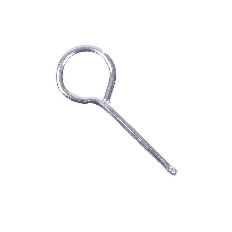 100 Stück Feuerlöscherzubehör, runder Eisenstift mit Loch, Ventil-Sicherheitsstift, Eisendrahtstift für Trockenpulver-Feuerlöscher