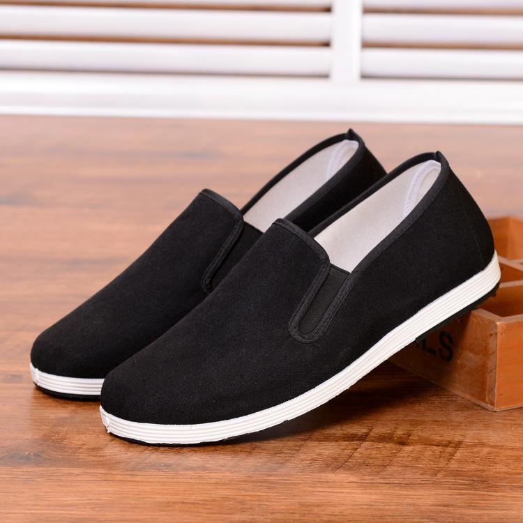 Traditional classic cloth shoes black work safety shoes large size cloth shoes