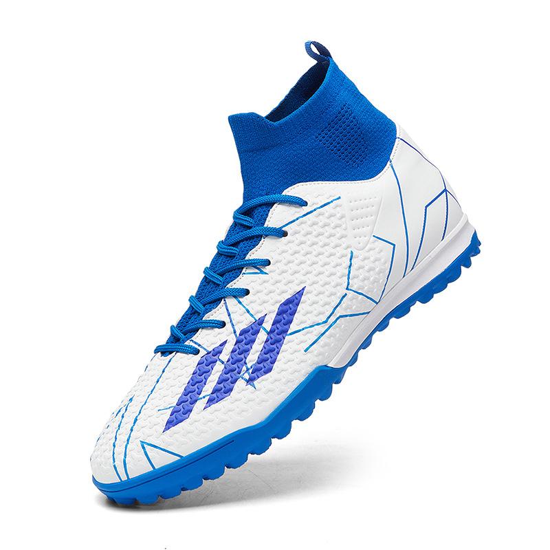 Large size new football shoes male and female students grass game training AG long nails TF broken nails training sports shoes