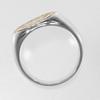 HERMES Exlibris Chevalier Ring Silver925/K18 Pink Gold #6.4(US Size) 11.5g Women Used