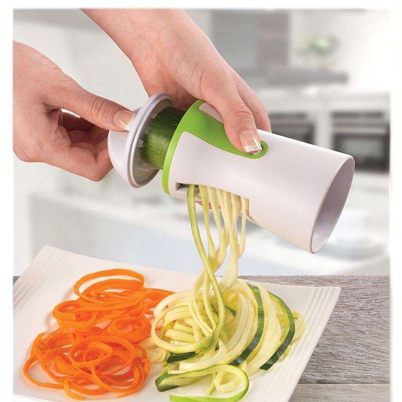 Multifunctional Spiralizer Veggie Slicer Cutter Easy to Clean Sharp Blade Kitchen Tool for Home Kitchen Meal Prep