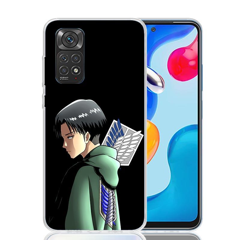 

Attack Levi Case Phone Cover for Xiaomi Redmi Note 14 13 12S 12 11S 11 11T 11E 10S 10 Pro Plus 5G Trend Fundas Note 13 12S 12 11 Redmi Note 11S 4G