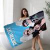 Game D-Detroit Become Human Microfiber Beach Towel Absorbent Quick Dry Soft Yoga Swimming Resort Mountain Climbing Towel