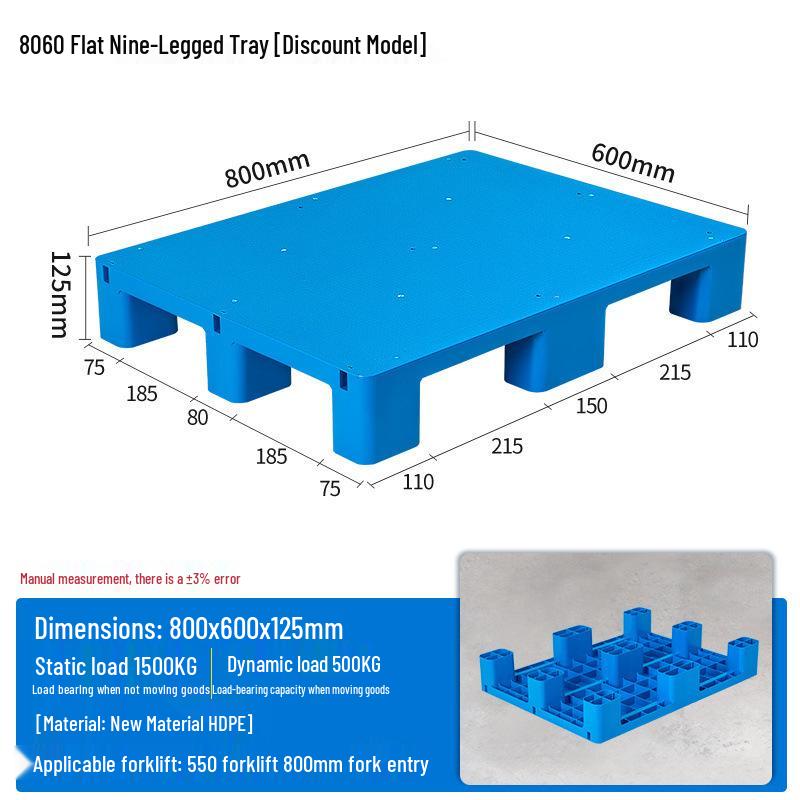 Waterproof Moisture-Proof Pallet Mat for Forklift and Washing Machine