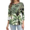Womens Spring Tops Summer Shirts for Women Casual Crewneck Printed Blouse Womens Summer Shirts Loose Fit Lightweight Style