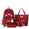Nova Mochila Estilo Coreano Harajuku para Estudante Grande Capacidade Moda Casual Mochila Feminina para Meninas do Ensino Médio e Faculdade